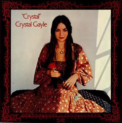 LP Record CRYSTAL GAYLE - "Crystal" UAS29973 United Artists  1976 UK Folk Used