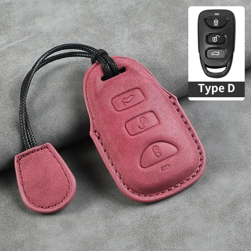 BTNPY1 5 Buttons Leather Car Key Case Cover Shell for Kia Telluride Telluride SX 2021 Sportage R 2022 K5 GT Line 2021 Seltos 2020