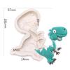 Easy Cake Non-stick Mold Demould Silicone Cartoon Dinosaur DIY Fondant Chocolate Mould for Baking