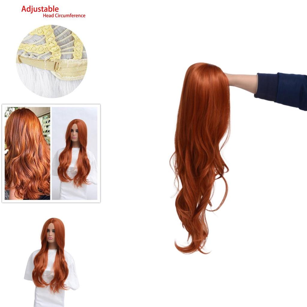 Teen Titans Starfire Cosplay Wig Soft Heat-resistant Fiber For Safe Styling