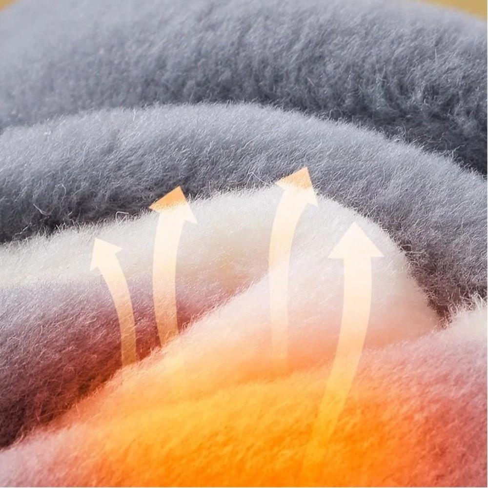 Self Heated Cashmere Snow Boots Insoles Thicken Sports Inserts Soft Warm Plush Insoles Men