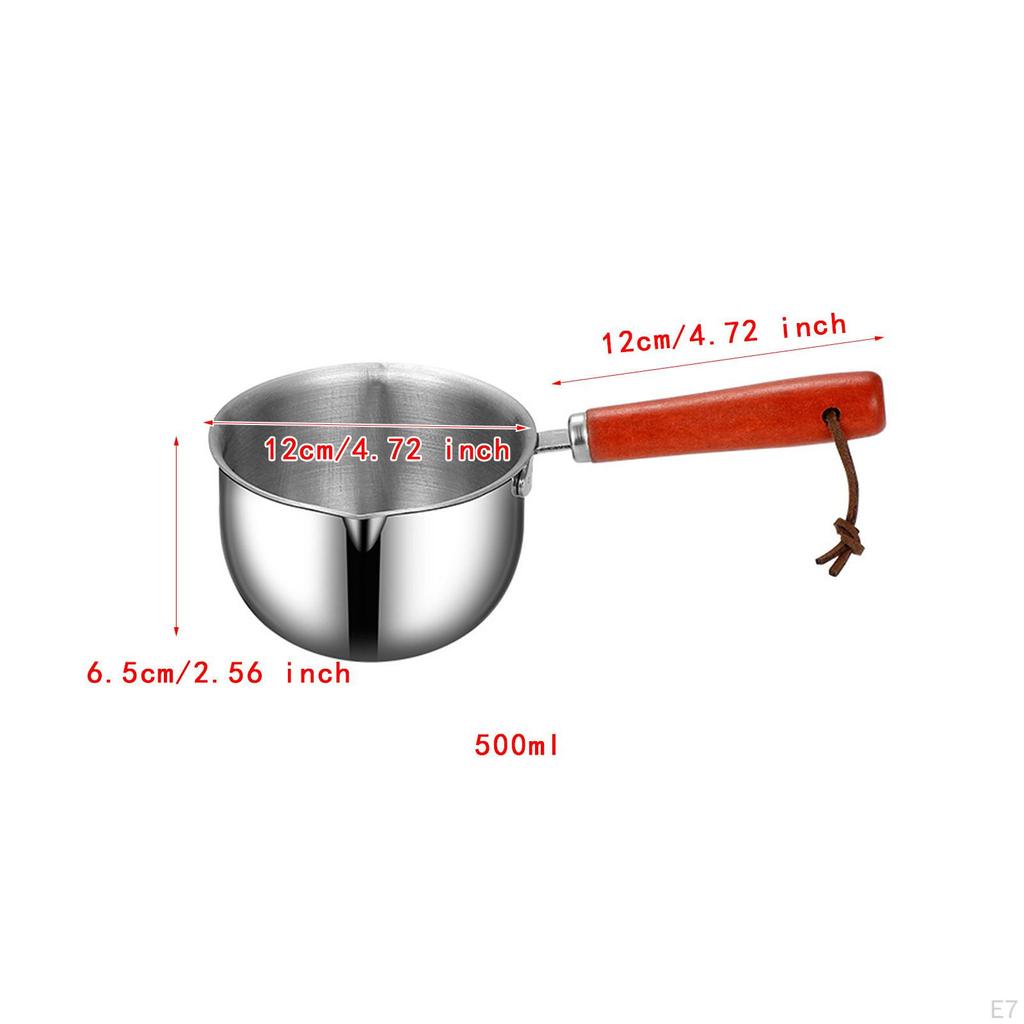 Oil Small Pot Fried Egg Pan Non-Stick Multipurpose Butter Melting Stainless Steel Milk
