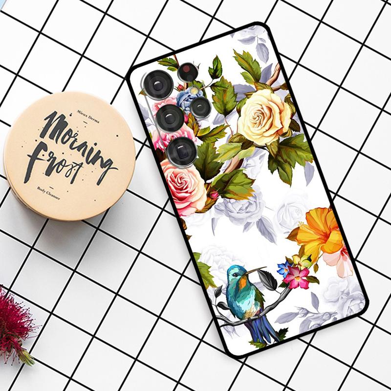 Hummingbird Case For Samsung Galaxy S25 Ultra S23 S22 S21 S20 S24 Ultra S9 S10 Plus S25 FE Phone Cover