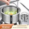 Abtropfkorb 304 Edelstahl Haushalt Filter Spülmaschine Auslauf Küchenspüle