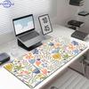 Cute Mixed Spring Flower Large Extended Mouse Pad Non Slip Rubber Base Stitched Edge Hd Print For Gaming Work Station