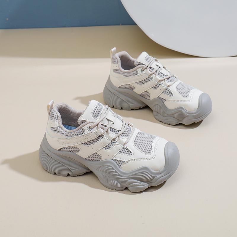 Kadın Platformu Yürüyüş Yürüyüş Ayakkabısı Öğrenciler Kız Açık Spor Koşu Ayakkabıları Seyahat Rahat Ayakkabılar