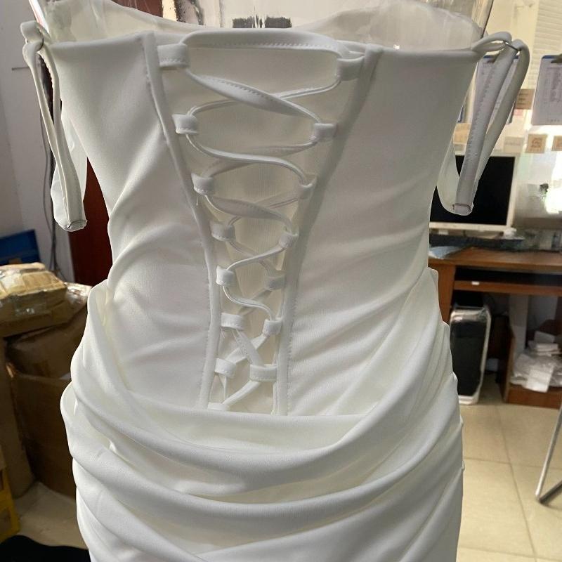 Summer Sexy Round Neck Sleeveless Hip Hugging Tied Dress