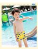 Summer Boys' Cartoon Swim Trunks with Swim Cap for Kids & Teens