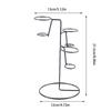 Ice Cream Cone Holder Black Iron Cotton Candy Stand Home Iron Art Ice Cream Cone Holder for Ice Cream Cone Candy Popcorn