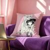 Cartoon Anime HHappy Sugar Life Manga Pillow Case Square DoubleSided Sofa Cushion Cover Bedroom Bedside Pillow