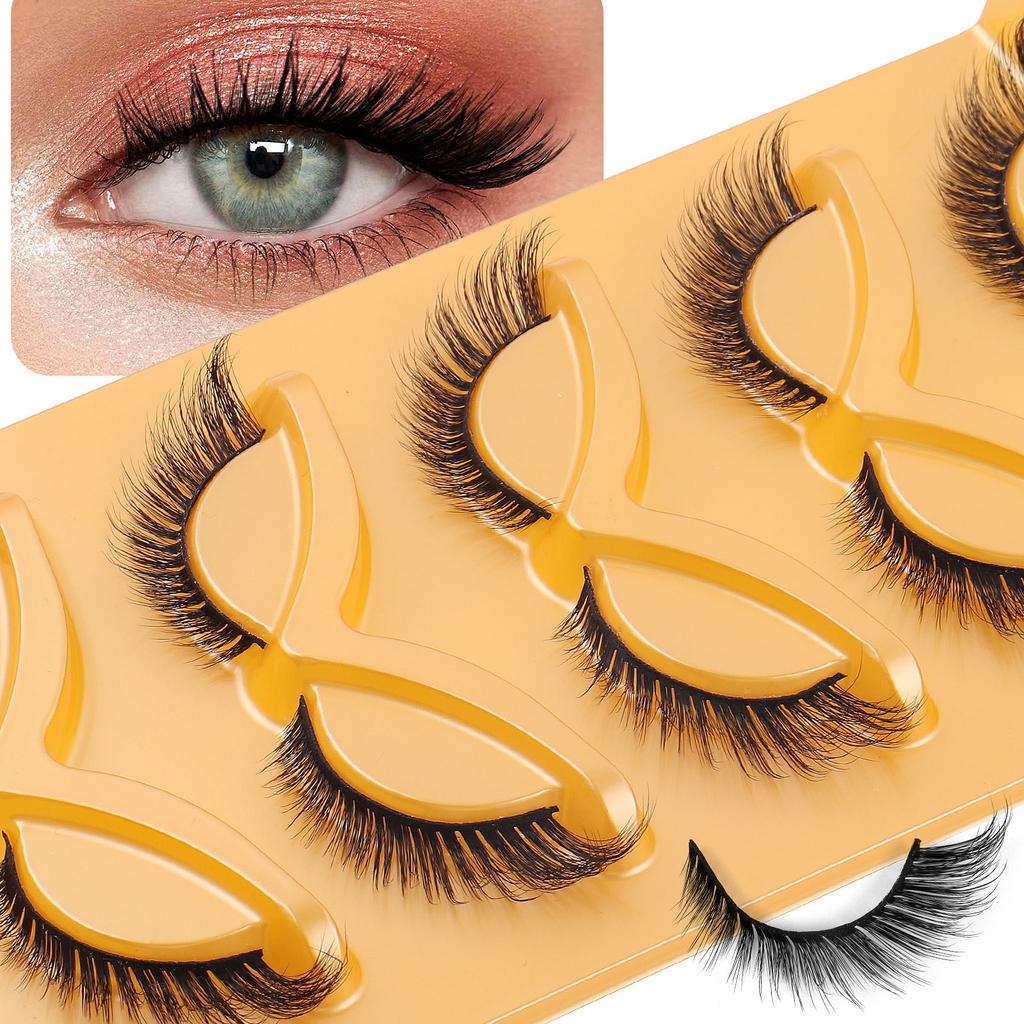 Oblique Flying Fox Eye False Eyelashes 5 Pairs Of Simulated End Of Eye Extended Eyelashes