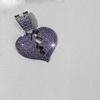 Street Hip-hop Style, Broken Personality, Cracked Heart Pendant, Hanging Chain, HIPHOP15mm Watch Buckle, Cuban Necklace