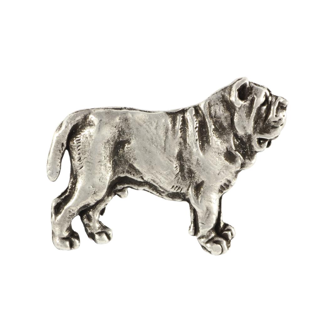 Neapolitan Mastiff, Mastino Napoletano I - Dog brooch in a gift box, elegant pin, lapel pin for Art-Dog brand jacket