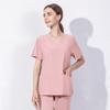 1Pc Polyester Fiber Doctor Nurse Hospital Medical Uniforms Salon Spa Surgical Pajamas Solid Color Isolation Gown Workwear