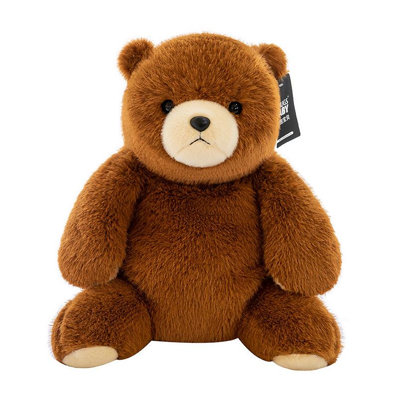 Quality Simulation Panda Doll Brown Bear Gives Girlfriend Gift High Value Polar Bear Giant Panda Plush Toy Doll