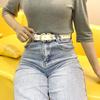 Versatile Ins Trendy Fashion Personalized Decoration Wide Thin Belt for Women Summer New Retro Belt for Women