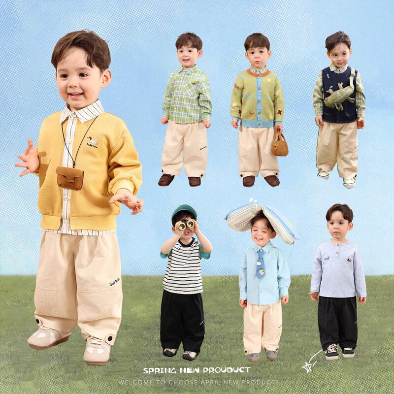 LUSON Baby Boys  Japanese Style Lantern Pants 80