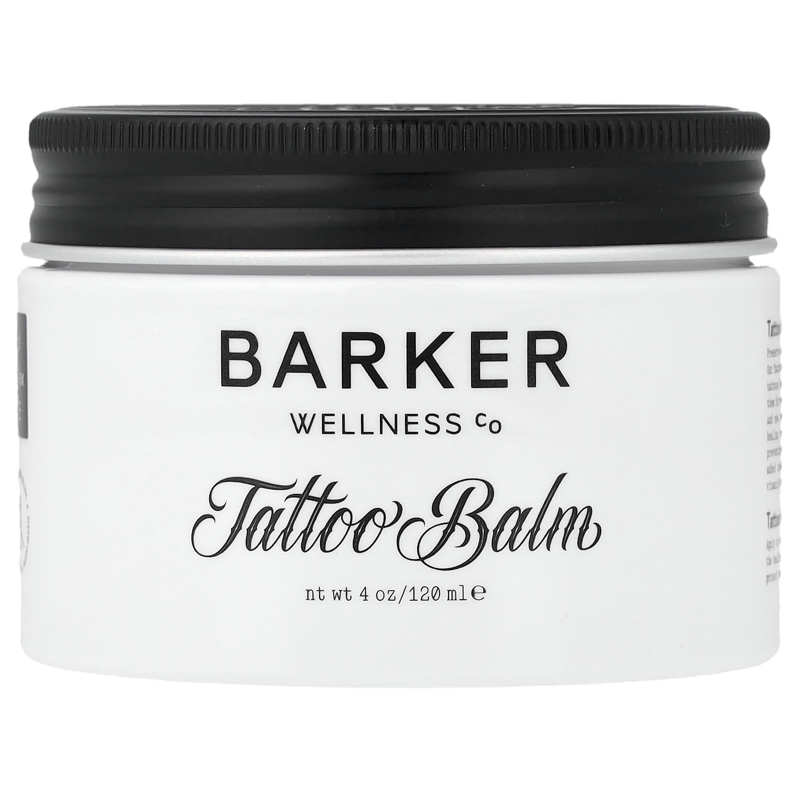 

Barker Wellness Co., Tattoo Balm, 120ml (4oz)