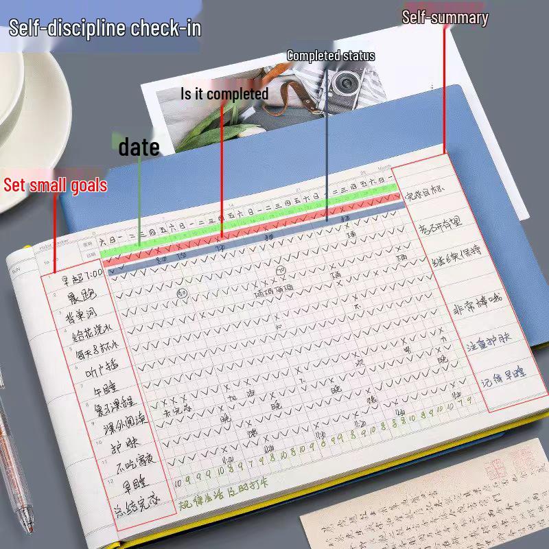 Wire-O Bound Daily Planner: Student Time Management Schedule Notebook for Postgraduate Exam Preparation