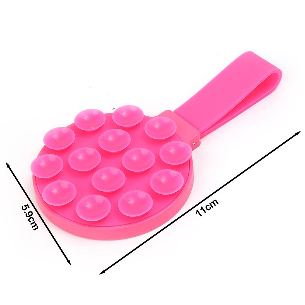 Suction Cup Magnetic Phone Mount Colorful Mirror Shower Silicone Suction Phone Case Grip Stand Holder For iPhone 15 14 Magsafe