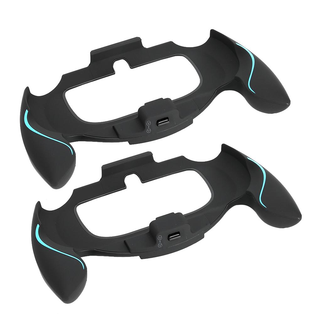 2 Stück Spielautomat Gebogener Griff Griffabdeckung für Sony PSV1000 Spielkonsole für PSVITAblau