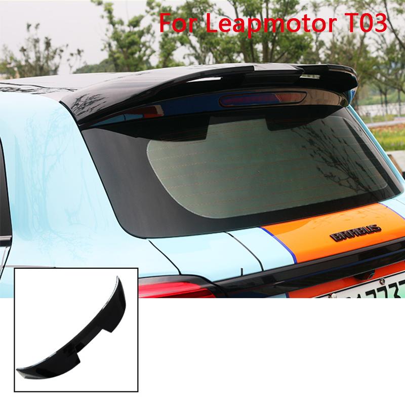 Tail Wing Modification for Leapmotor T03 2024 2025 No-drilling Top Wing Wind Stabilizer Cute Decorative Stickers Auto Supplies