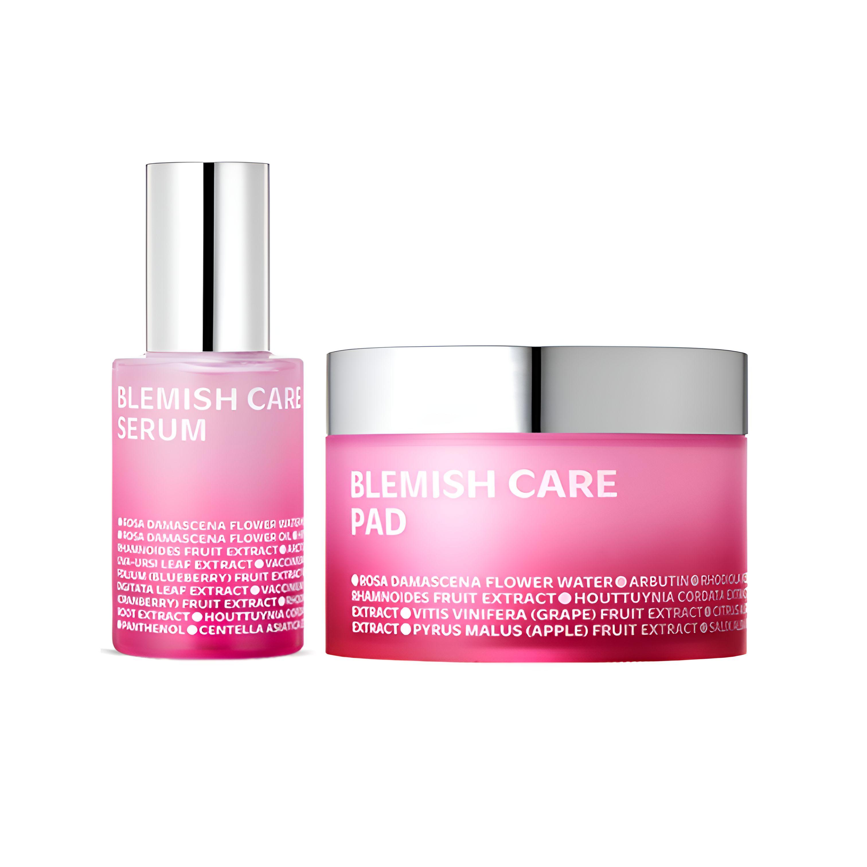 ISOI Blemish Care Up Rose Serum & Blemish Pad Set(Rose Serum 35ml + Blemish Pads 60 Sheets)