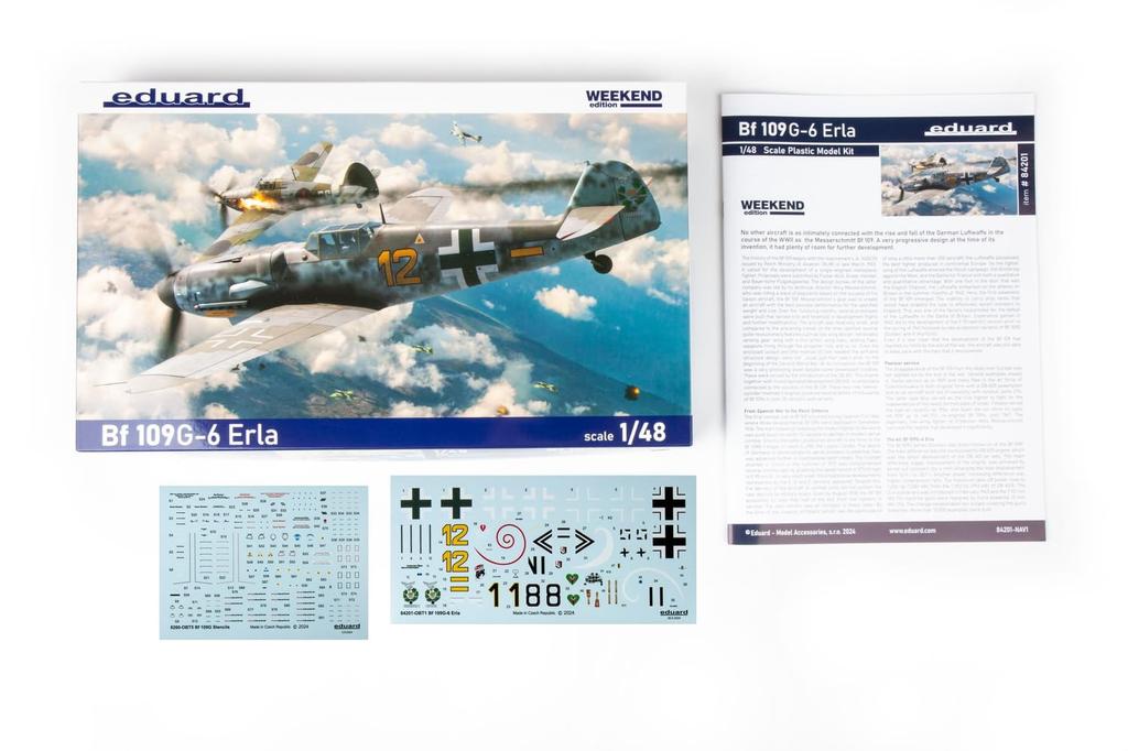 Eduard 1/48 Weekend Edition Bf109G-6 Erla Plastic Model Kit EDU84201
