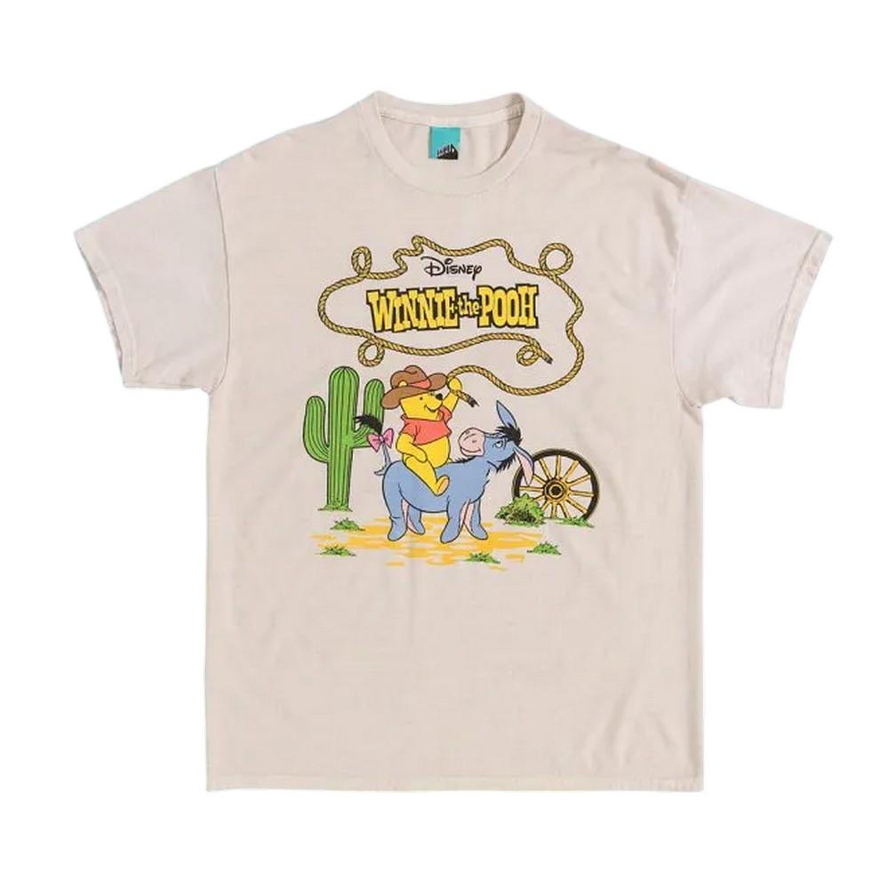 Winnie the Pooh Unisex Adult Cowboy Vintage Wash T-Shirt