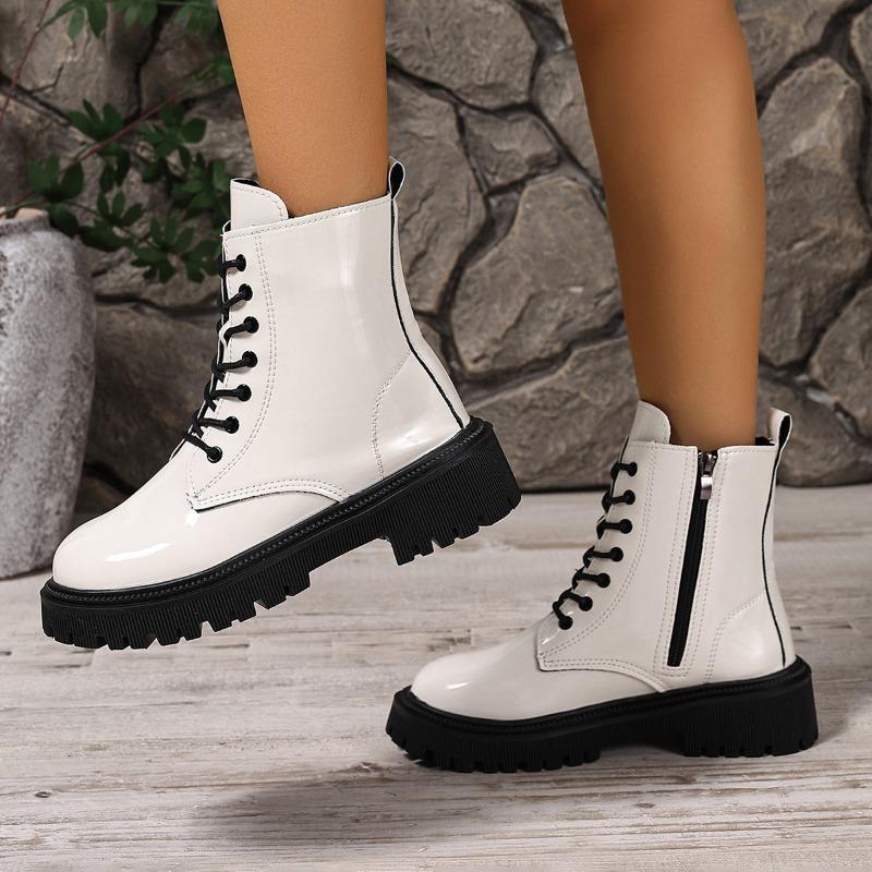 Fashion Internet Celebrity Heightened Platform 2025 New Versatile Booties Spring and Autumn Women's Single Boots