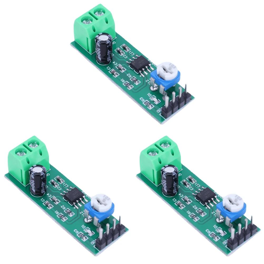 1-20PCS LM386 Digital Mono Amplifier Module 200 Times Gain Mono Voice Amplifier Module 5V-12V Input 10K Adjustable Board