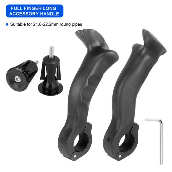 1 Pair Bicycle Vice Handlebar Grip Adjustable Ergonomic Lightweight Universal MTB Road Mountain Bike Handle End Extender Grip Bicycle Accessories