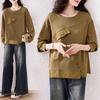 DIMANAF 2025 New Autumn Plus Size Hoodie Women Pullovers Tops Solid Fashion Loose 9789