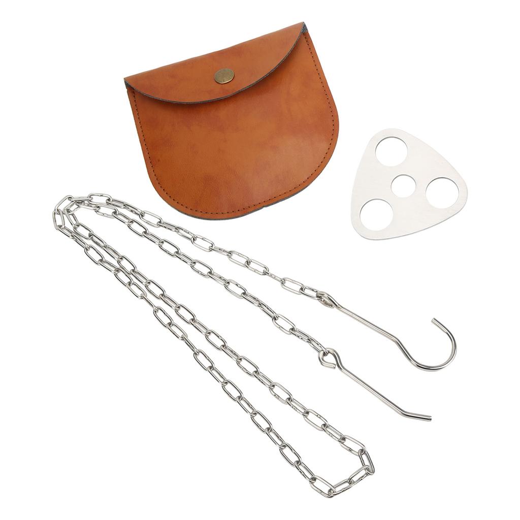 Camping Tripod Board Portable High Temperature Resistant Stainless Steel Tripod Cooking Board