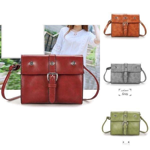 Elegant Vintage Style Pu Leather Crossbody Bag For Women In Brown Chic Small Square Design
