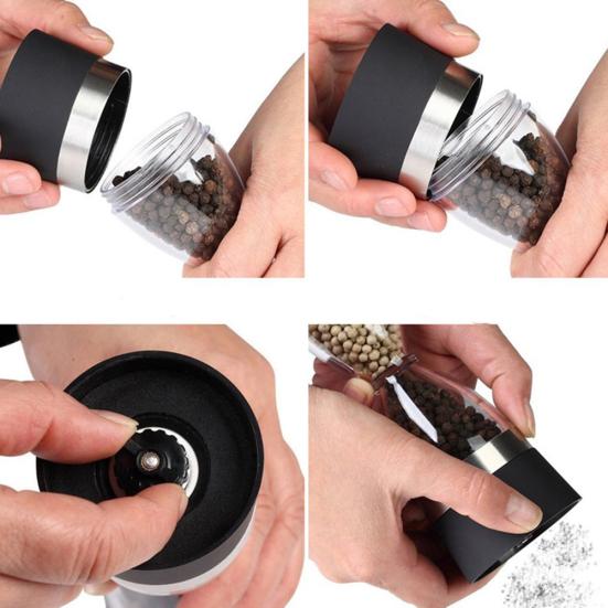 2 w 1 podwójny młynek do soli i pieprzu, młynek do przypraw sezamowych, shaker, narzędzie kuchenne, wyprzedaż towarów