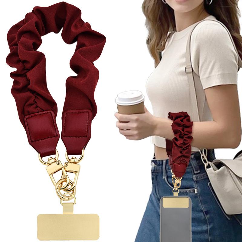 1Pc Wrist Strap Casual Phone Chain Short Smartphone Elegant Women's Ins Style Phone Lanyard Anti-Lost Phone Holder