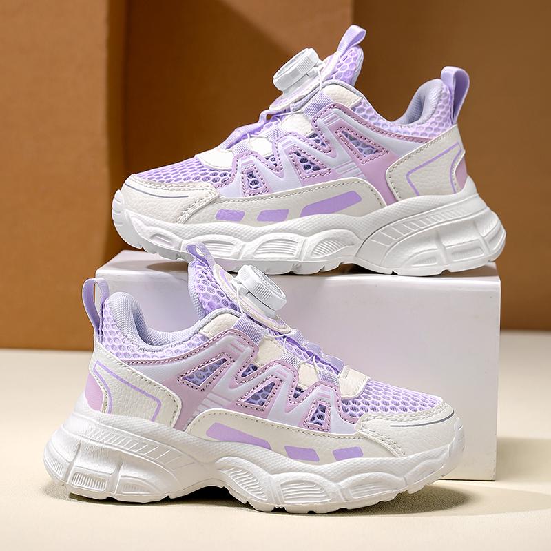 Kids' Mesh Sports Shoes 2025 - Breathable, Soft Sole, Spring & Summer Basketball Sneakers for Girls