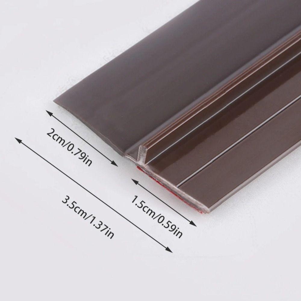 Self-Adhesive Door Bottom Seal Solid Color Storm Plug Door Foldable Waterproof Seal Strip  Kitchen