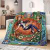 OnePiece Anime Print Blanket Warm Comfortable Flannel Blanket Suitable for Bedrooms, Sofas, Beds, Chairs, Picnics, Travel