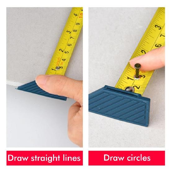 Woodworking Gypsum Board Cutting Tool Manual Cutting Scriber Drywall Cutting Tools with Tape Measure Blade