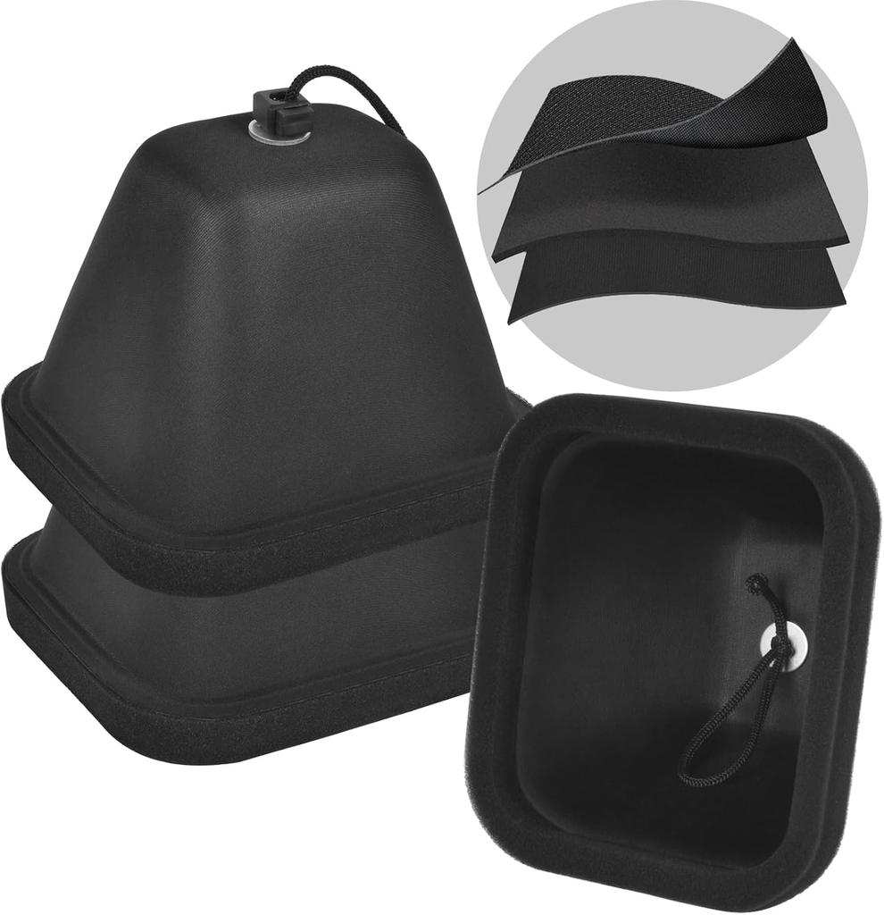 Zewnętrzne osłony na kran na zimę, 2 szt. osłon na kran na zimę chroniących przed zamarzaniem, wielokrotnego użytku piankowe osłony na kran zimowe izolujące