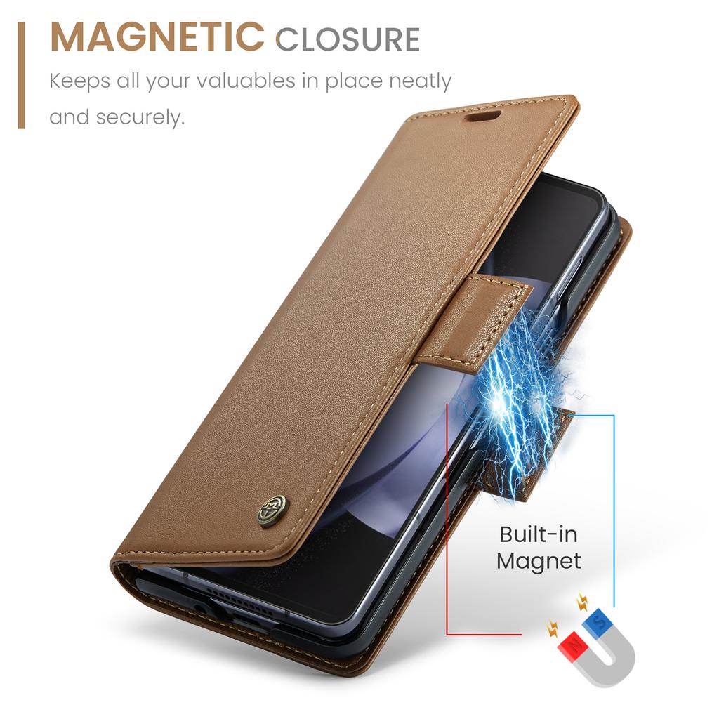 Compatible with Samsung Z Fold6 Phone Case, Z Fold8 Card Slot Protective Case, Anti-theft Phone Cover, Anti-drop