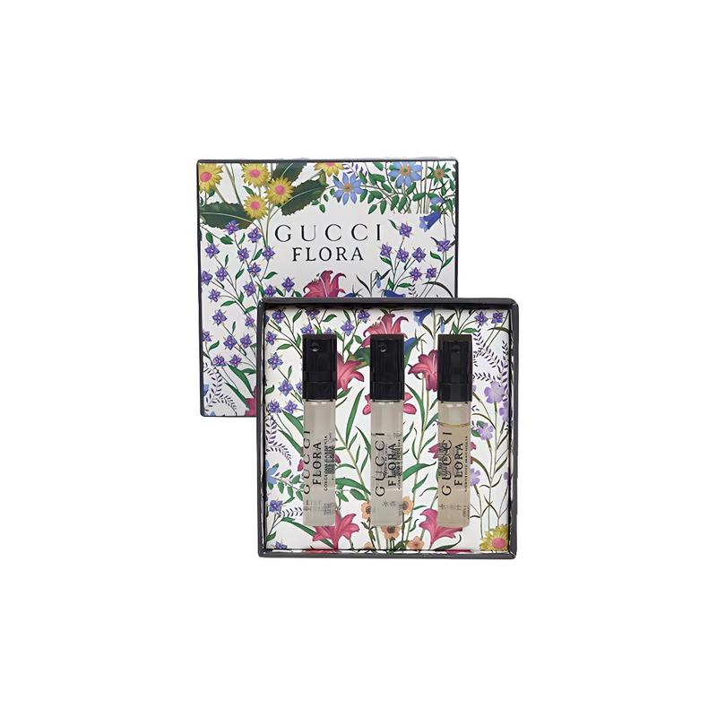 Gucci Qimeng Test Tube Mini Perfume Three-piece Sample Set 1.5ml*3 Qimeng Gardenia+Qimeng Mulan+Qimeng Jasmine