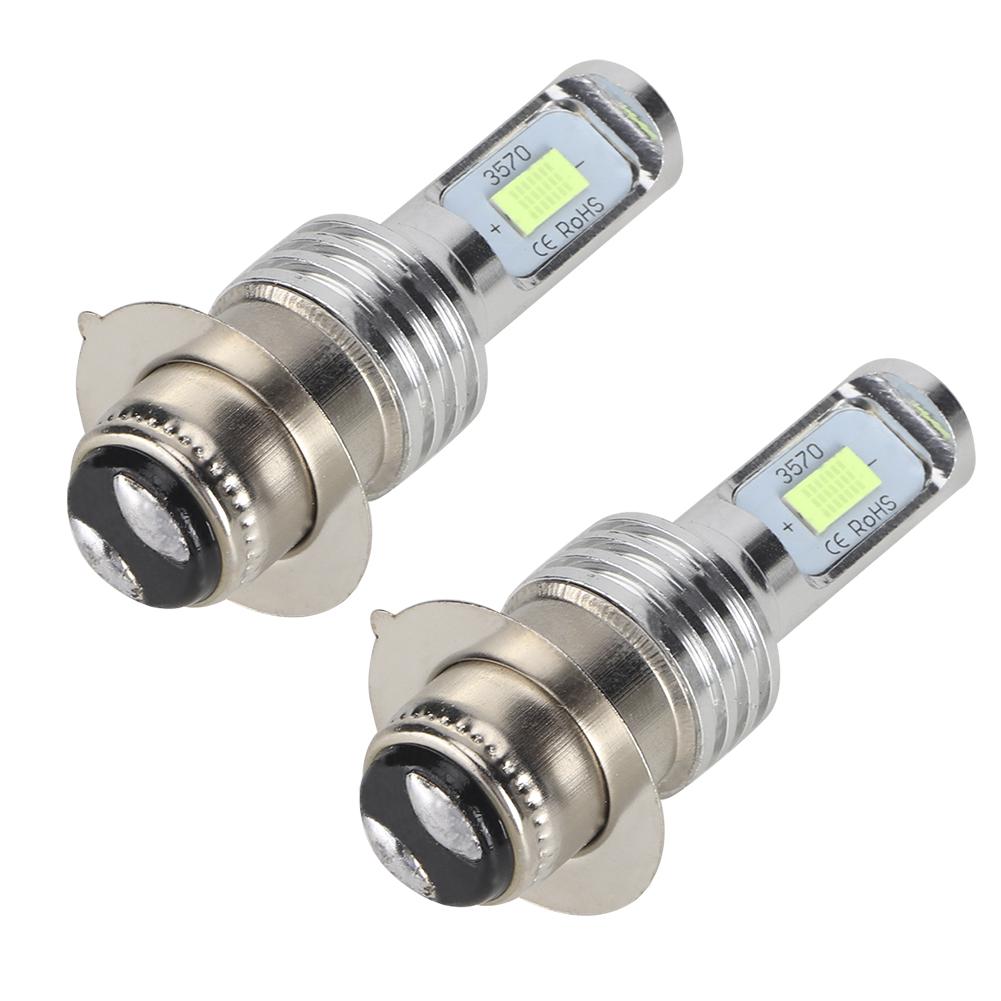 2Pcs H6 PISD 80W 8000K LED Fog Light Bulb Lamp Ice Blue12 24V Universal