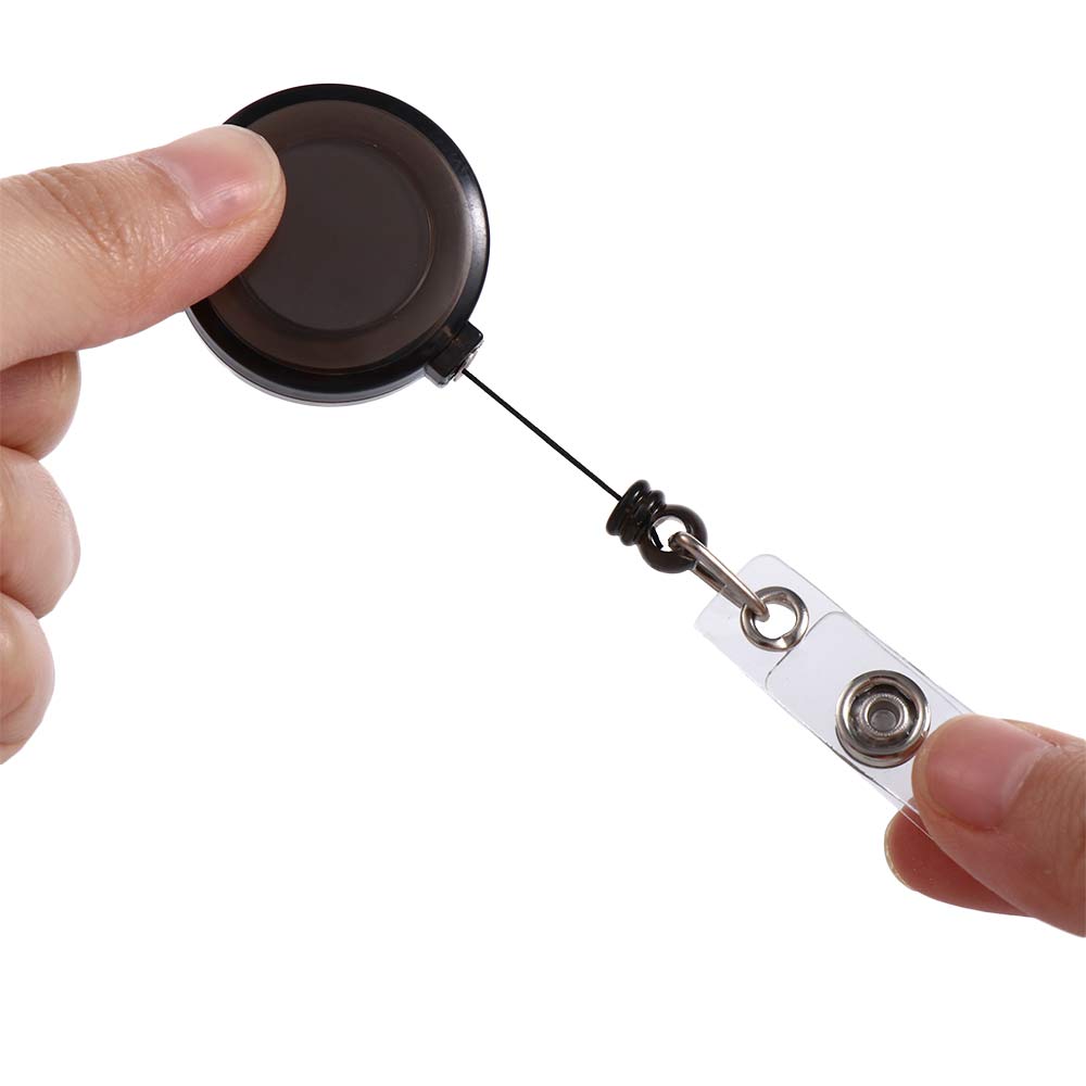 Clips ID Card Clips Chest Card Badge Holder Badge Reel Clip Retractable Badge Reel ID Card Holder