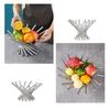 Yousheng Fruit Basket for Kitchen Counter Stainless Steel Fruit Bowl Folded Rotation Fruit Stand Holder Decorative Bread Vegetables Snacks Storage