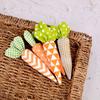 5Pcs Easter Carrot Ornaments Artificial Fabric Carrots Super Soft Wear Resistant Home Fake Carrots Party Decorations