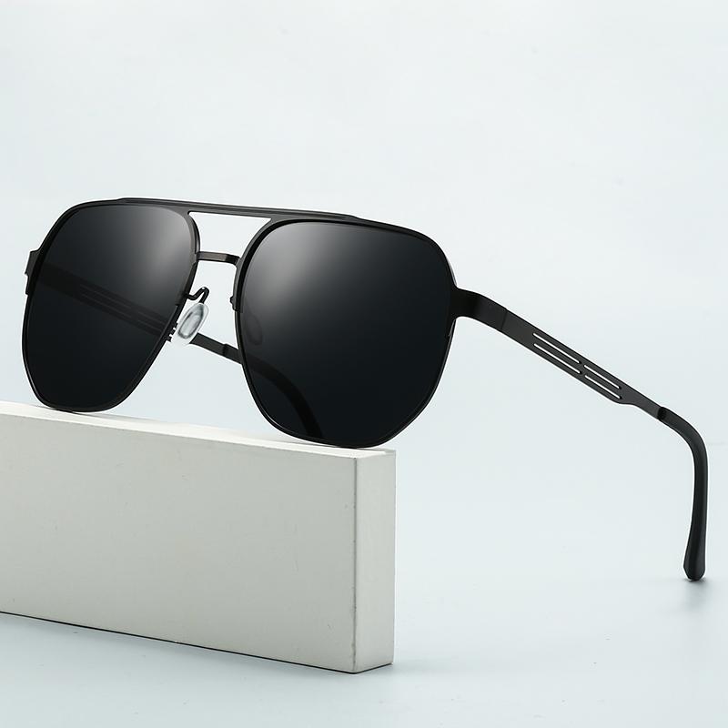 Metal Polarized Sunglasses Retro Sunglasses Driver Fishing Photochromic Glasses