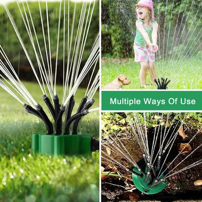 Irrigatore da giardino Multi-punte per irrigatore per prato Ugello 12 ugelli flessibili 360 gradi